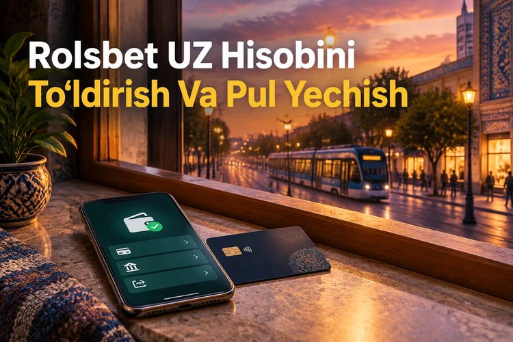 Rolsbet UZ Hisobini To‘ldirish Va Pul Yechish